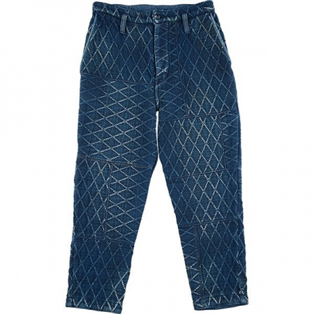 Pantalon KENDO DIAMOND PATTERN PATCHWORK - PC KENDO, kendo, patchwork, plaid, motif diamant, Porter Classic
